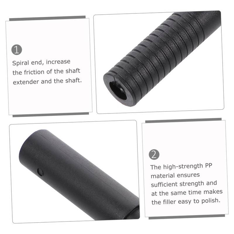 TOVINANNA Sets Golf Club Butt Extender Pp Extension Rod Graphite
