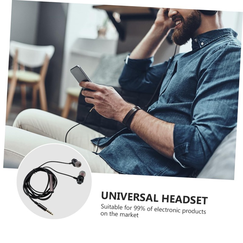 KOMBIUDA Earbuds with Mic Control in Ear Headphones for Phone