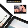 FOREV 8x10 Double Picture Frame Wooden Hinged Photo Frame Definition