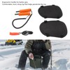 Ice Fishing Safety Tool Retractable Ice Picks Hard EVA Knee