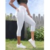 VOOVEEYA Capri Leggings for Women, High Waisted Yoga Pants with