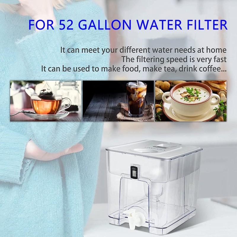OWIARA Standard Water Filter, Standard Replacement Filters for Pitchers and