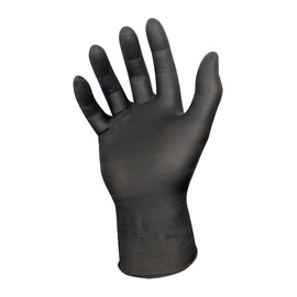 IRON GRIP Black Nitrile Gloves (XL) 100 Piece Disposable Gloves - Extra Large - C3350XL