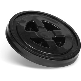 BenBow - Bucket Lid Black 31 cm x 3.2 cm - Ideal for Washing Buckets - Professional Car Wash - Motorcycle Wash and Car Care - Tightly Closed - No Leaks