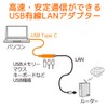 Rattle System USB Type-C Gigabit LAN Adapter with USB Hub