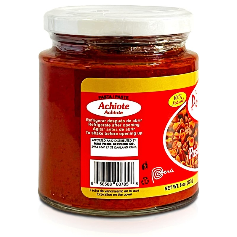 Peruchef Pasta de Achiote 8 oz | Peruvian Achiote Paste