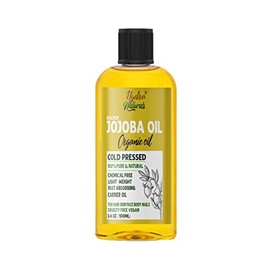 Hydra Naturals 100% Pure Organic Jojoba Oil 100ml – Cold-Pressed & Unrefined, Hexane-Free Natural Carrier Oil for Hair, Face, Skin & Nails – Lightweight Moisturizer, Non-Comedogenic, Fast Absorbing
