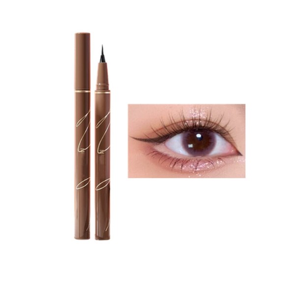 Liquid Eyeliner,Highly-Pigmented Coloured Eyeliner Long Lasting Eye Liner，Waterproof,Smudgeproof Suitable for