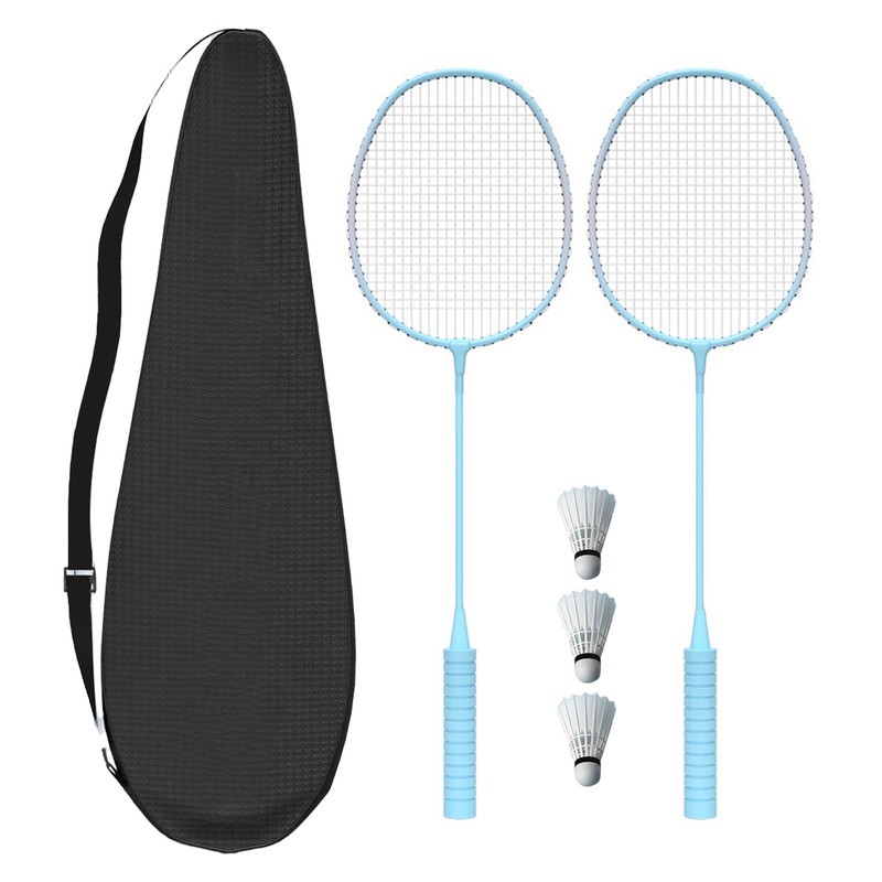 Badminton Rackets Set for Outdoor Backyard Games Including 2 Rackets