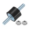 sourcing map M6 x 18mm Rubber Mounts, 15 x 20mm