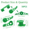 PXBSNB Pack of 50 Plant Bender Lst Clips, 360° Adjustable