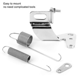 Gas Return Spring Kit, Yosoo Car Carburetor Throttle Cable Bracket with Double Return Spring Set Stainless Steel Universal Parts
