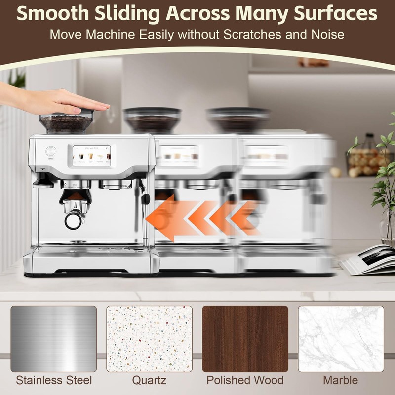 Sliding Mat for Breville Espresso Machine 880, Smooth Glide with