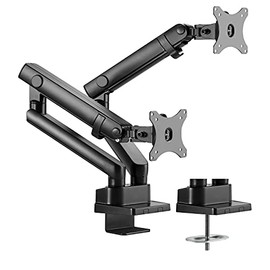 AMER NETWORKS - HYDRA2 - Amer Mounts Dual Monitor Mount with Articulating Arms - Hydra 2 arm articulating Monitor Mount with Desk clamp