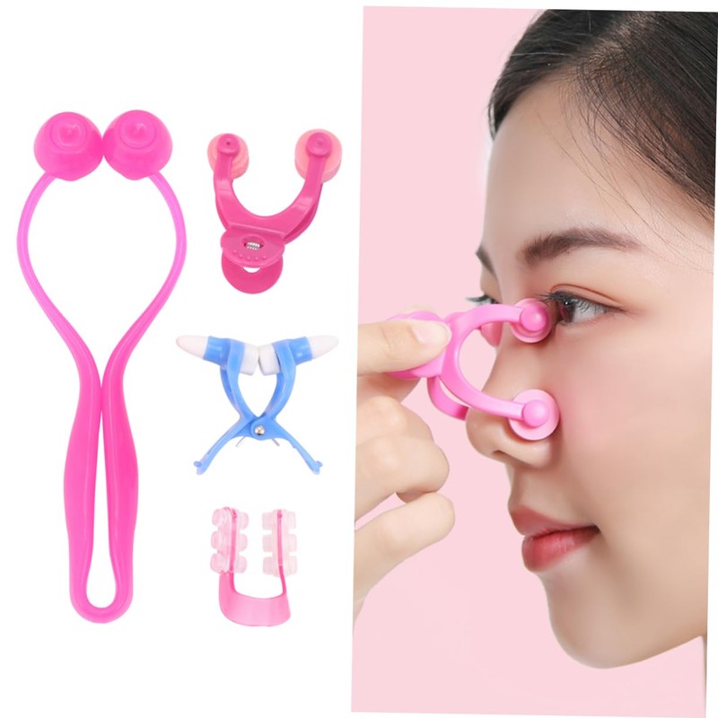Healeved Nose Device 4pcs Nose Clips Rhinoplasty Corrector Lifter Face