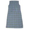 Schuerzenfabrik Button Gown Women's Mixed Fabric Checked Apron Sleeveless Cooking