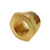 AMZDIAI Brass Reducer Bushing, 1/2" NPT Male to 3/8" NPT