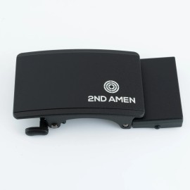 UD_2ND AMEN Gun Belt - Teeth Lever Buckle - Logo Black