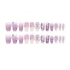 HAPVITAL 24-Piece Set, Nail Tips, Press-On, Popular, 3D, Handmade Japanese