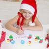 Pack of 24 Christmas Mini Erasers for Children, Cute Pencil