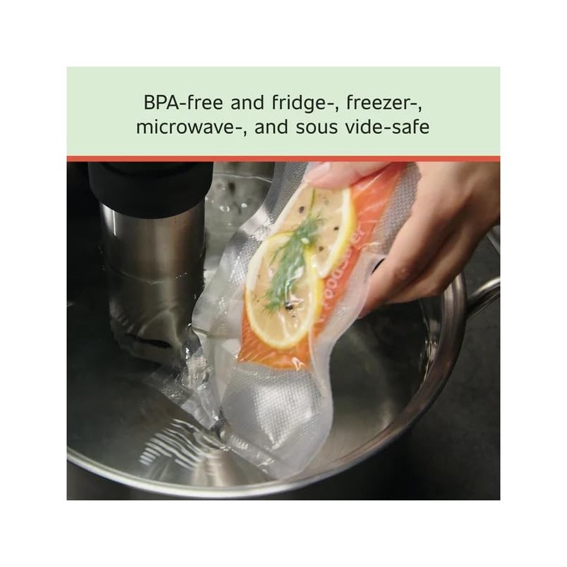 FOODSAVER 11" x 12' Vacuum Seal Rolls with BPA-Free Multilayer