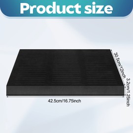 Lincia 1 Pcs Name Badge Holder ID Badge Tray Organizer Name Badge Organizer Badge Foam Holds 60 Badges ID Tag Name Badge Organizer Name Tag Holders for Office, 16 3/4 x 12 x 1 1/4 Inch