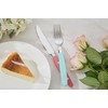 ANNOVA Silverware Set 20 Pieces Stainless Steel Color Handle With