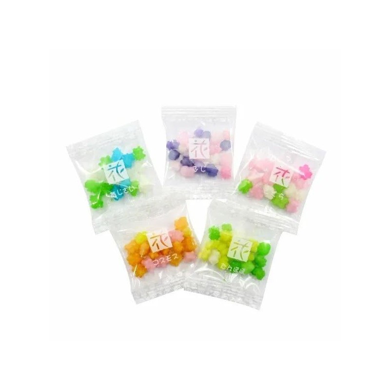 Hana Konpeito 50 x Mini Bag Pack Japanese Sugar Candy