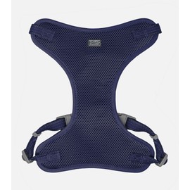 Adjustable Dog Mesh Harness (Navy Blue, Small/Medium)