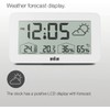 Braun Digital Weather Station Clock with Indoor and Outdoor Temperature