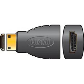 HDMI socket to HDMI mini plug adaptor