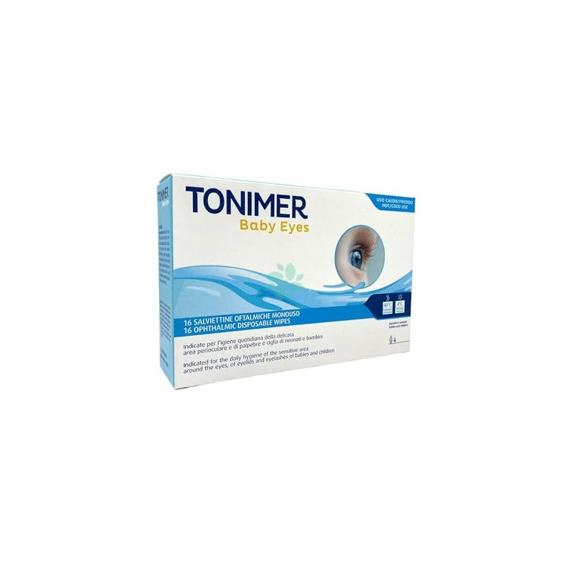 Tonimer Baby Eyes Salviettine Oftalmiche Monouso, 16 Pezzi