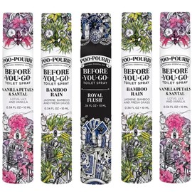Poo-Pourri Before-You-Go Toilet Spray, Travel Size 10 mL, 5 Pack