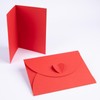 PresentFill® – Blank Folding Cards with Envelopes with Heart Closure