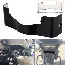 Unbranded Black Outer Fairing Trim Skirt For Harley Road Glide 2015-2023 FLTRX Ultra FLTRU