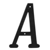 Prime-Line MP4106 4 In. House Letter A, Diecast, Black Finish