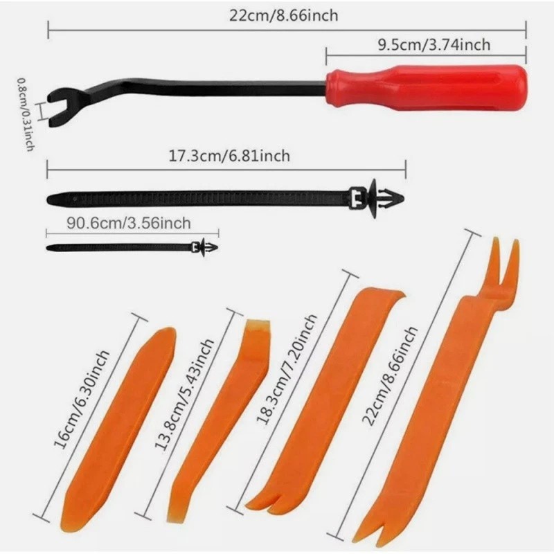 Unbranded 725Pcs Car Retainer Clips Auto Trim Removal Tool Bumper