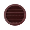 2.5" Round Plastic Louver Soffit Air Vent Reptile Screen Grille