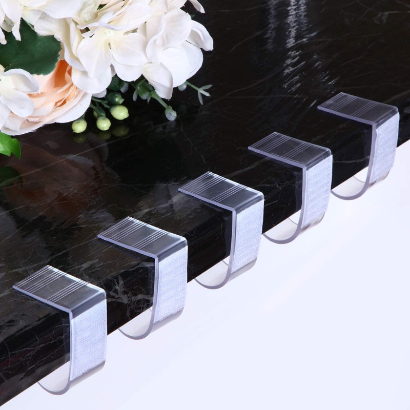 50 Packs Table Skirt Clips Plastic Tablecloth Clips Table Skirt