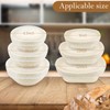 120pcs Shower Caps for Sourdough Bread, Reusable Bowl Covers for