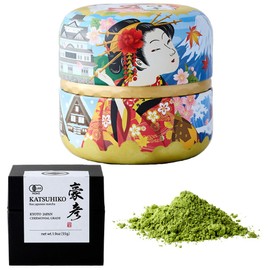 Japanese Organic Matcha【KATSUHIKO】 (CEREMONIAL GRADE (Geisha)) The 20th-generation Kyoto tea master presents this exquisite organic selection