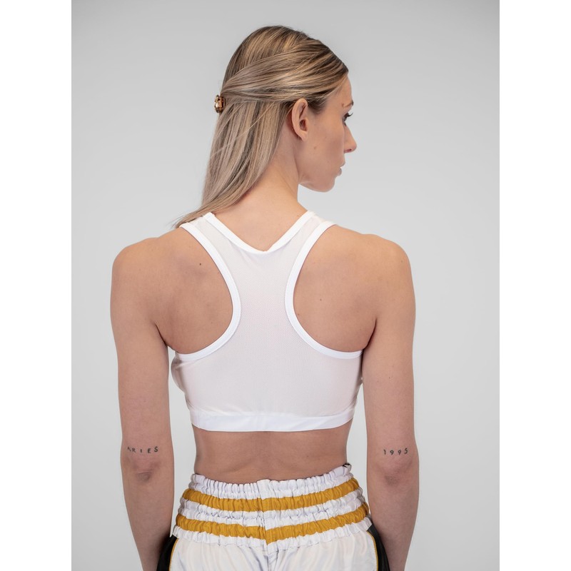 Metal Support with Chest Protector Boxing Woman, women's, MB691, white,