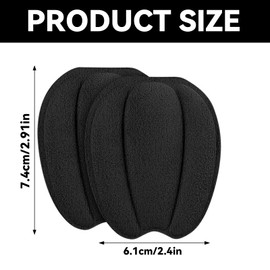 4Pcs Comfortable Heel Grips Shoe Pads Soft Heel Cushion Inserts Pads Anti-Slip Thick Heel Pads Protectors for Shoe Liners Heel