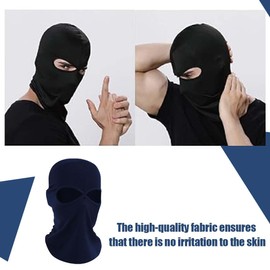 BIKPRST Winter Sturmhaube Mit 2 Löchern Ski Gesichtsabdeckung Für Draußen,Sturmhauben,Skimaske,Balaclava Für Damen Und Herren–Uv-Schutz,Winddicht Warm,Motorradfahren,Snowboarden Für Radfahren Outdoor