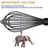 OYV Dishwasher Safe Silicone Whisk, Sealed Waterproof Design Set of