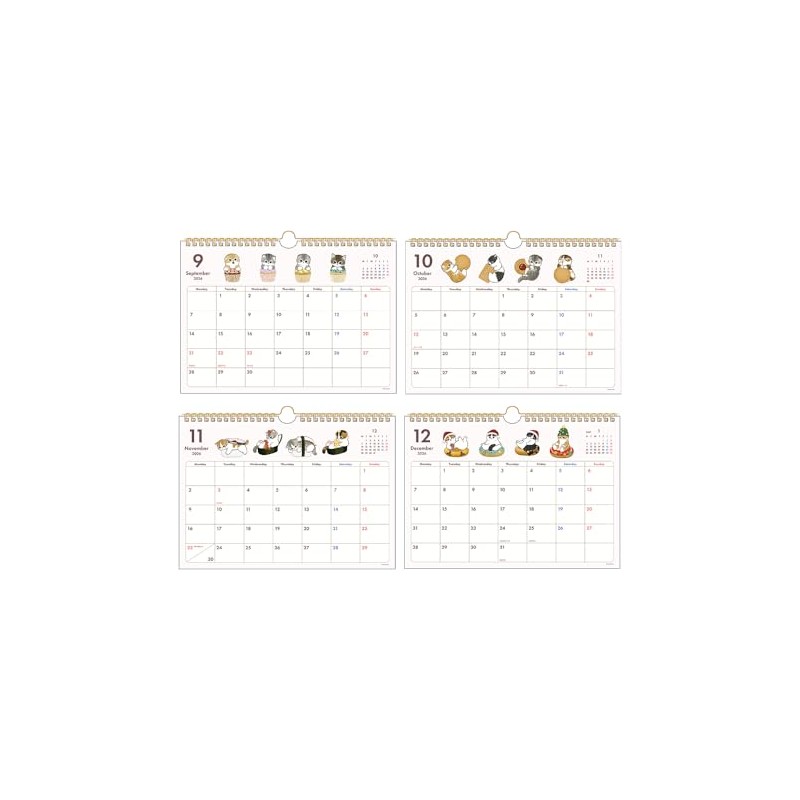 Sunstar Stationery mofusand S8521484 2026 Calendar Wall Mount