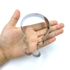 LILIAO Thanksgiving Turkey Leg Cookie Cutter - 2.7 x 3.9 inches - Stainless Steel