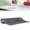 Sink Mat Silicone Durable Grid Design Anti Slip Sink Protection