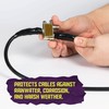 ATack Silicone Self-Fusing Tape, 1-Inch x 36-Foot (Black) Waterproof Professional