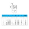 Tubeclo 18MM Standard Series Clamp, Polypropylene with Galv Plated Steel